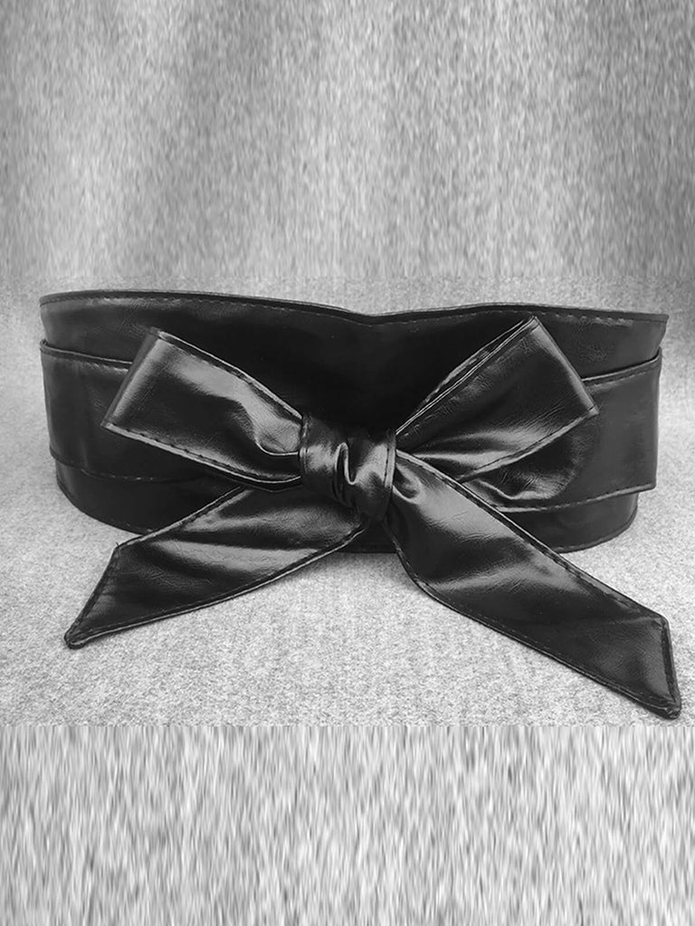 1950ER LACE UP BOW GÜRTEL BREITE ABNEHMEN TAILLEN BAND