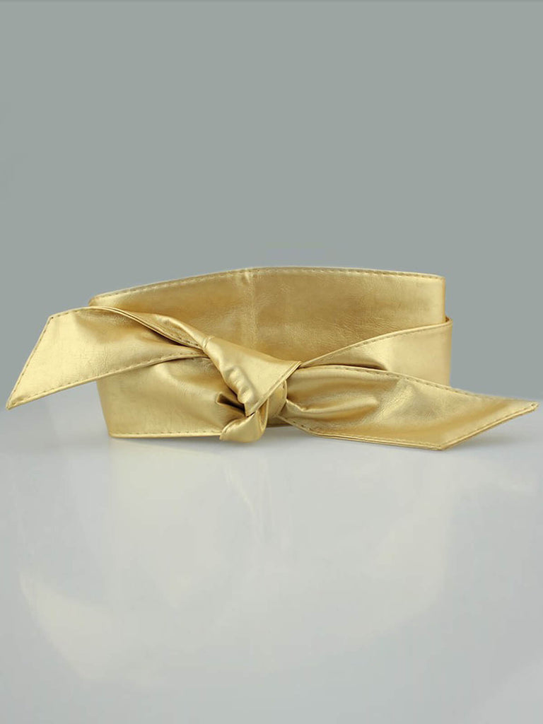 1950ER LACE UP BOW GÜRTEL BREITE ABNEHMEN TAILLEN BAND