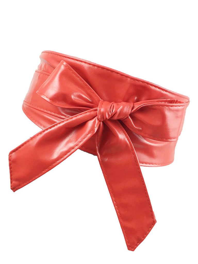 1950ER LACE UP BOW GÜRTEL BREITE ABNEHMEN TAILLEN BAND