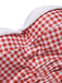 Gelb Gingham 1950er Schleife Neckholder Badeanzug