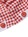 Gelb Gingham 1950er Schleife Neckholder Badeanzug