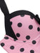 Rosa 1940er Halter Polka Dots Schleife Einteiliger Badeanzug