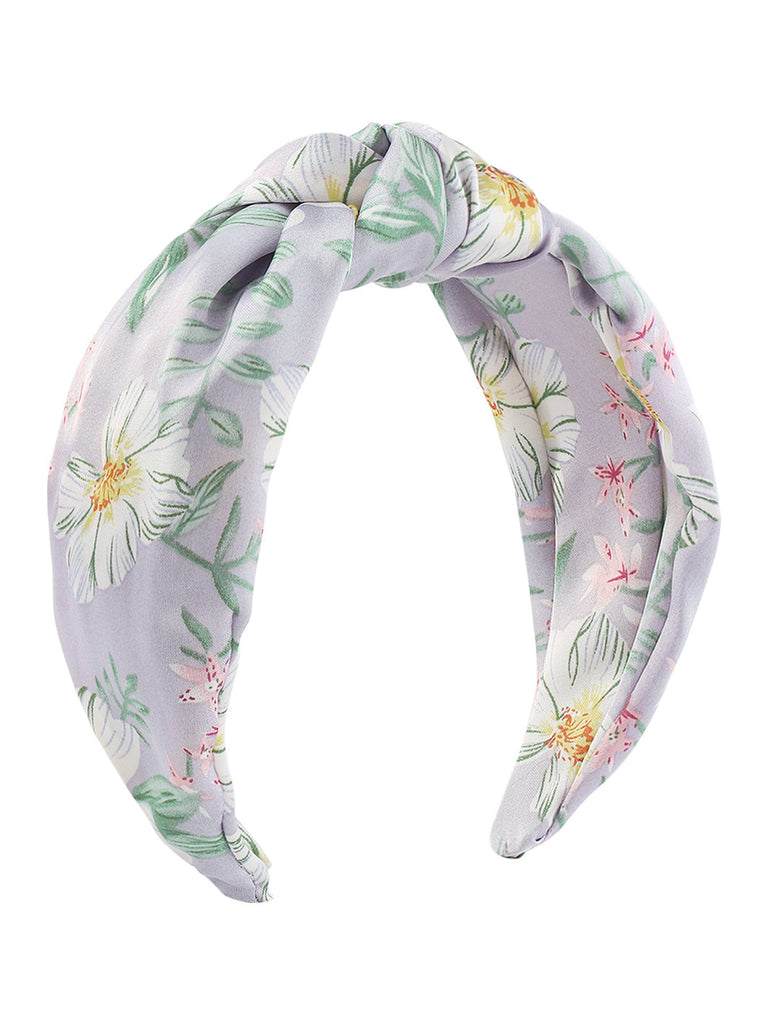 Retro Floral Knotted Bowknot Stirnband