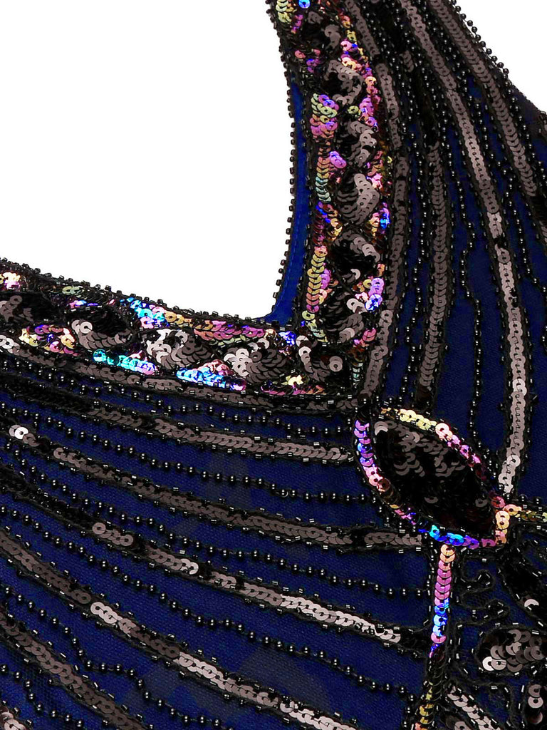 Champagner 1920ER PAILLETTEN GROß KLEID