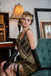GOLD 1920ER PAILLETTEN FRANSEN FLAPPER KLEID