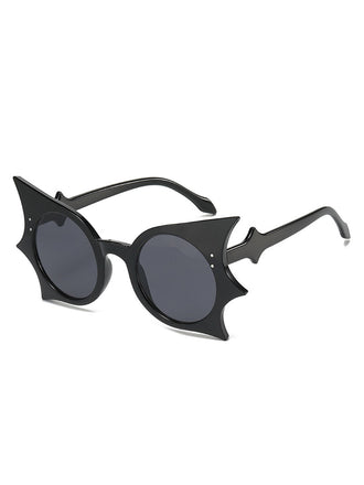 Schwarz Halloween Fledermaus Flügel Gothic Sonnenbrille