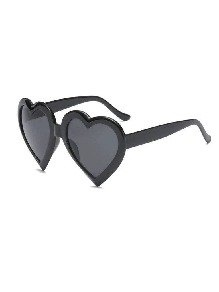 Vintage Gebogen Herzrahmen Sonnenbrille