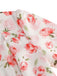 1950er Vintage Blumen Swing Kleid