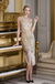 APRIKOSE 1920ER PAILLETTEN FRANSEN FLAPPER KLEID MIT PERLEN