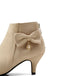 Stilettoabsatz Wildleder Spitze High Heels