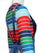 1940er Chucky-Puppe Streifen Latzhose Cosplay Set