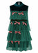 1960er Netz Bogen Weihnachten Baum Kleid