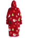 1970er Pumpkin Weihnachtsmanns Schneemann Decke Hoodie Lougewear