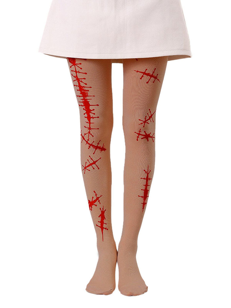 Halloween Blutstropfen Vintage Strumpfhosen