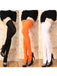 1950er Solide Farbe Oberschenkelhohe Socken