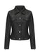 1960s Leder Multi-Zip Moto Jacke