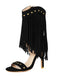 Vintage Quaste Stiletto-Stiefel mit Nieten