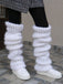 Mohair Gestrickt Lang-Pile Socken