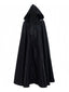 Halloween Solide Tie Hooded Cape Cloak
