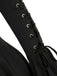 1980er Gothic Hooded Punk Lang Jacke