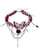 Gothic Kreuzen Chains Rose Rot Samt Schmetterling Choker