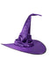 Halloween Satin Gerüschtes Hexe Hut
