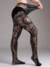 Halloween Gothic Spitze Blumen Muster Transparente Strumpfhosen