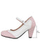Vintage Farbblock Mary Jane Heels