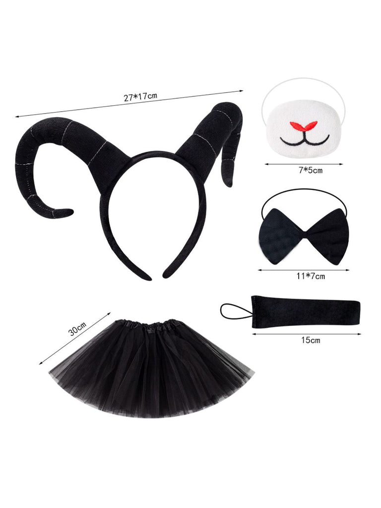Rentierzubehör Kostümset mit Tüllrock & Haarband