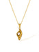 Vintage Golden Muschel Perle Halskette