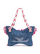 Rosa Zerrissener Denim 3D-Schmetterling Neuartige Tasche