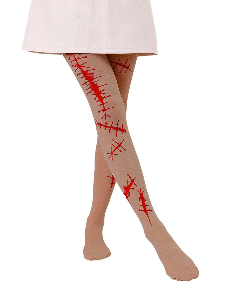 Halloween Blutstropfen Vintage Strumpfhosen