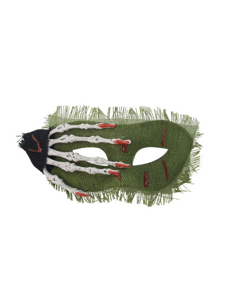 Vintage Skeleton Hand Blutfleck Augenmaske