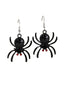 Schwarz Halloween Gruselige Spinne Ohrringe