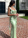 1970er Solide Satin Rüschen Rückenfrei Gerüschtes Kleid