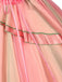 2PCS Rosa 1970er Böse Hexe Glinda Top & Rock Set