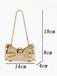 Metallisch Bogen Perlenketten Tasche