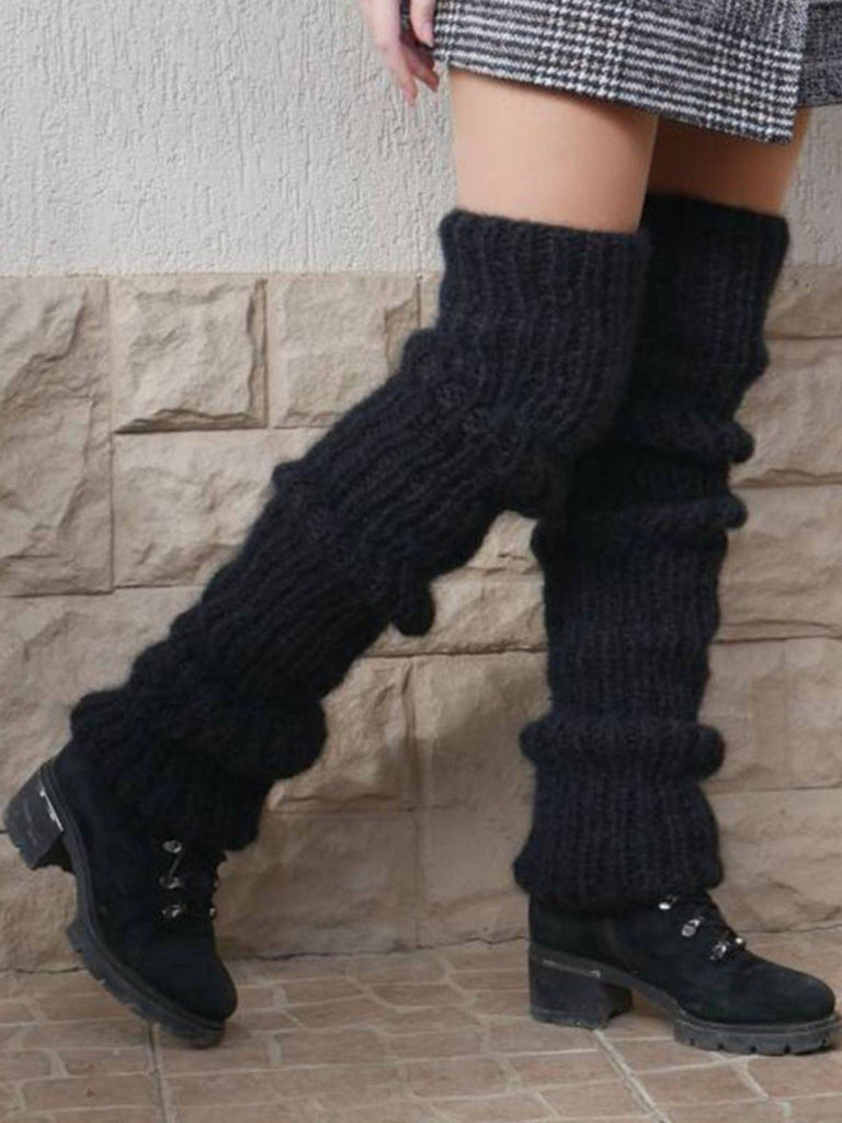 Mohair Gestrickt Lang-Pile Socken
