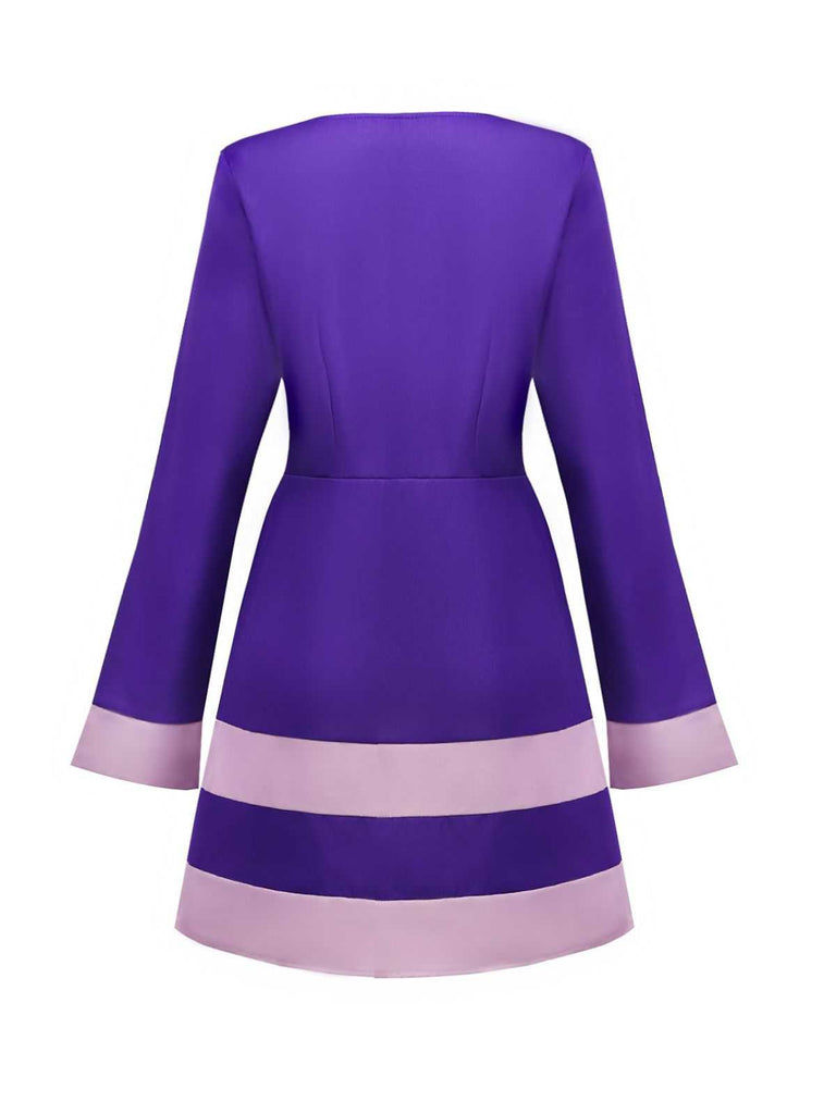Lila 1960er Daphne-Inspiriert Mod Kleid Set