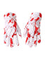 Weiß Halloween Schreckliche blutige Handschuhe