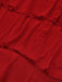 Rot 1960er Rüschen 3D Blumen Schnürung Halter Kleid