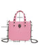 Gothic PU Leder Punk Nieten Handtasche