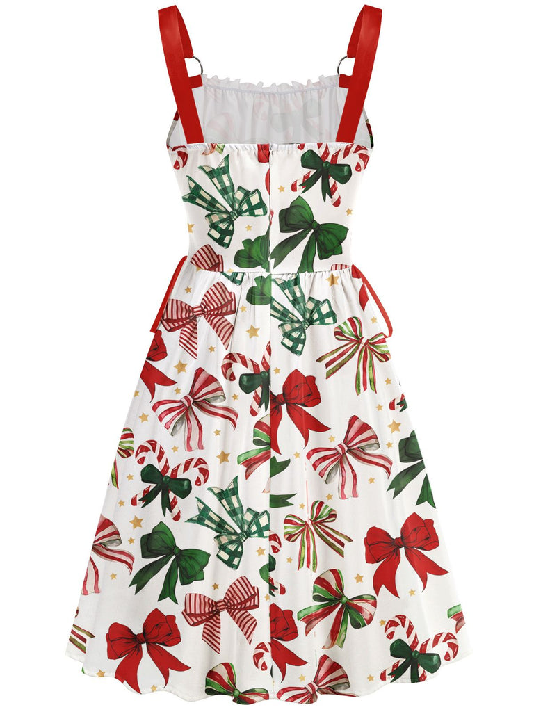 1950er Weihnachten Ornament Schnürung Kleid