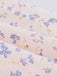 Blassrosa 1940er Blazer Kragen Blumen Gürtel Kleid