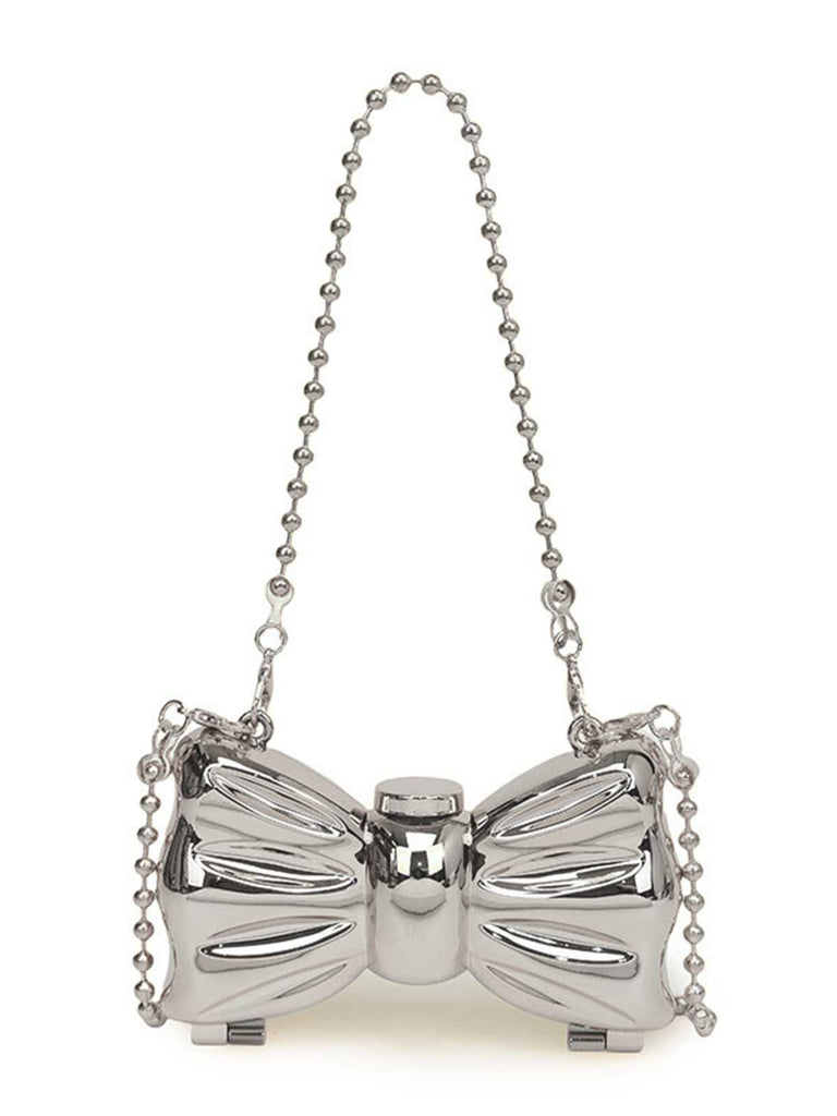 Metallisch Bogen Perlenketten Tasche