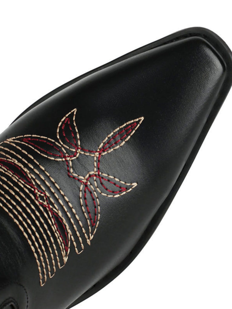 Vintage Stickerei Western Cowboy Stiefel