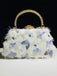 Strass Schmetterling Flauschige Vintage Handtasche