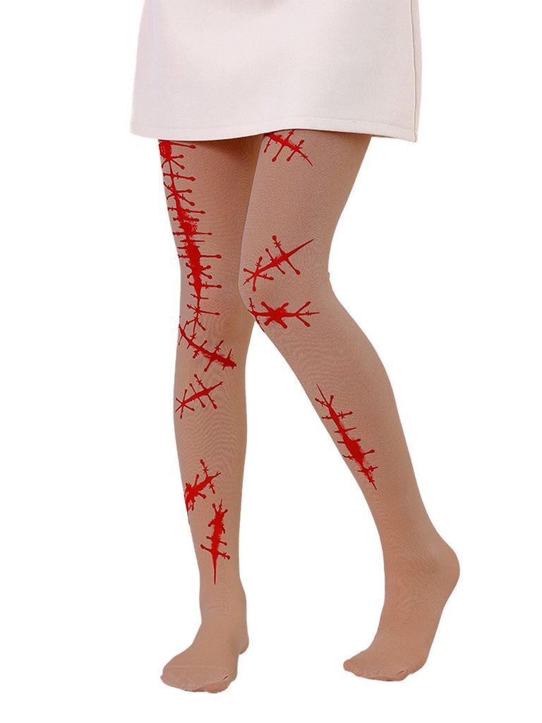 Halloween Blutstropfen Vintage Strumpfhosen