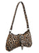 Vintage Leopard Nieten Schultertasche