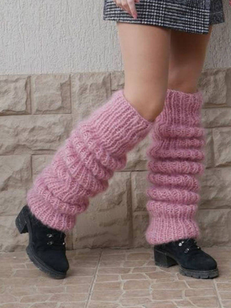 Mohair Gestrickt Lang-Pile Socken